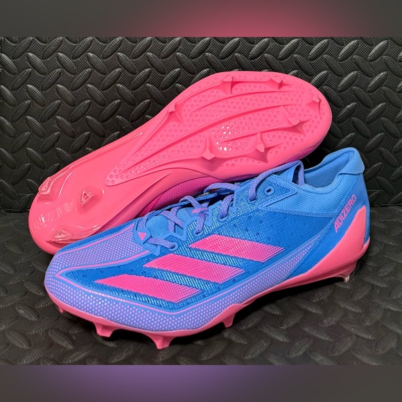 Adidas Adizero Electric‎ Snack Attack Pink Blue Football Cleats Mens Sizes